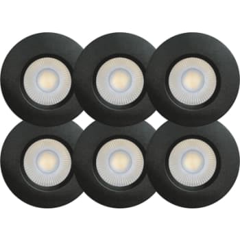 [6642106609] Sabina Low profile CCT 6-pack ISO Mat Sort 560-590lm 4,9W Indendørs/udendørs DIM IP65