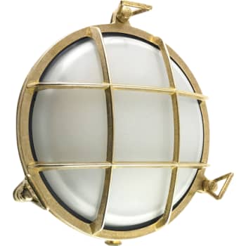 [6643001457] Andromeda 20 Rund Skotlampe støbt messing IP64