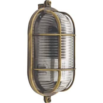 [6643001619] Andromeda 47 Oval skotlampe støbt messing IP64