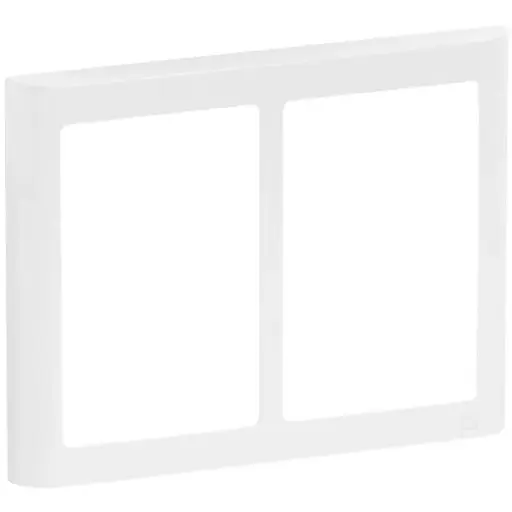 [1017056800] LK Fuga ramme SOFT 63 2x1½m - hvid