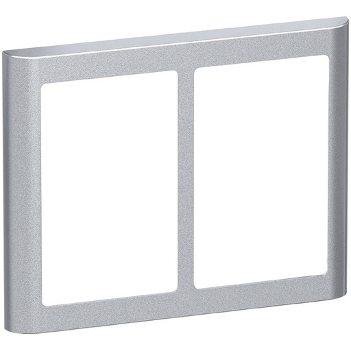 [1017056826] LK Fuga ramme SOFT 63 2x1½m - stålmetallic