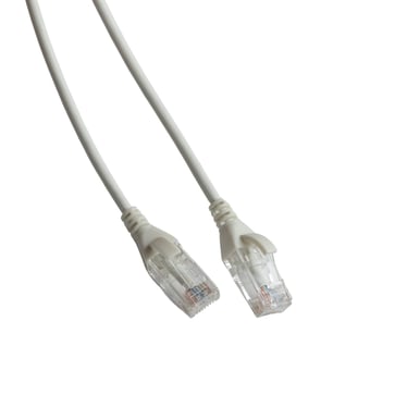 [7800134003] Patchkabel SD Kat. 6 UTP 1M LSZH Hvid