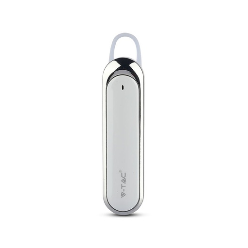 [25240-0] Bluetooth headset med 170mAh batteri og hvid farve
