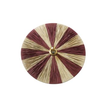 [6643001224] Jore Copenhagens bordlampe Dott Stripes wine 54x10 cm