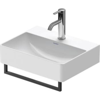 [930234625] Duravit DuraSquare håndklædestang, sort mat, 399 mm