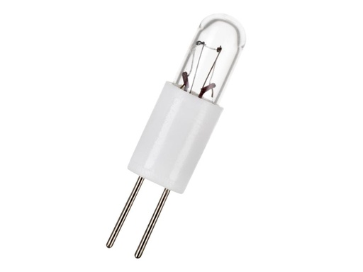 [H51795] T1 miniature stiftpære - 12V/40mA/0.48W, 1/4 Bi-Pin (2.54mm)