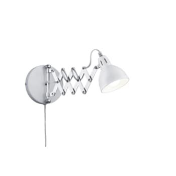 [6643100620] Scissor væglampe 1xE14 m-hvid