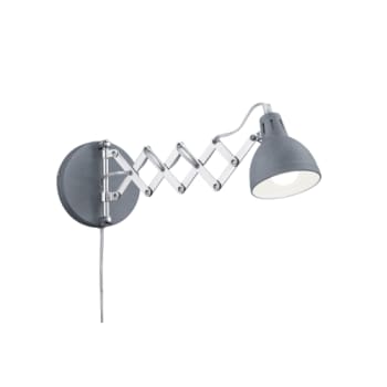 [6643100633] Scissor væglampe 1xE14 beton