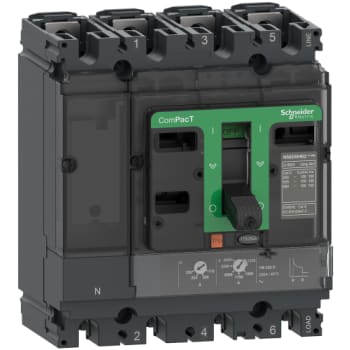 [3322738206] Maksimalafbryder ComPacT NSX160B 25 kA ved 415 VAC TMD strømrelæ 160 A 4 poler 4 beskyttede