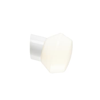 [8743082507] Vægarmatur Classic hvid, blank opal E27