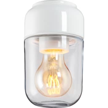 [8743341206] Loft- og væglampe Ohm 100/170, E27, hvid/klar, IP44
