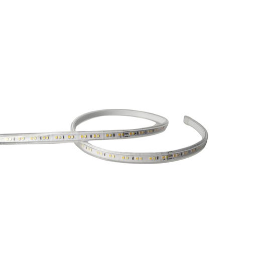 [12497-13497] 230V 5m Vandtæt CCT Strip med 120 LED, 7W/m, IP67, Kan Klippes hver 20cm