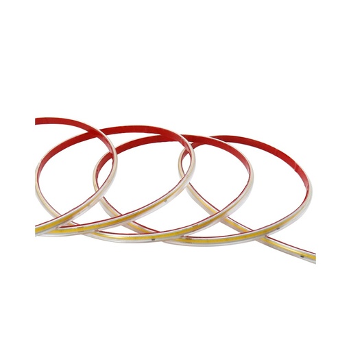 [27062-18704] Vandtæt slim COB strip med 296 LED, 10W/m, IP67, 230V, tape bagpå - 5 meter