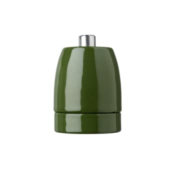 [6249201266] Porcelænsfatning P7 E27 Keramik Grøn