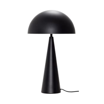 [6644000237] Hübsch mush bordlampe høj sort