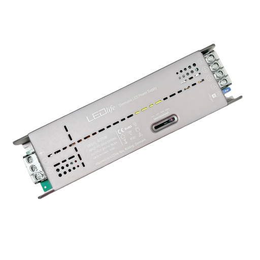 [31742-0] 24V 400W Slide dæmpbar strømforsyning med flicker free-teknologi - 230V input, 24V DC output, 16,6A