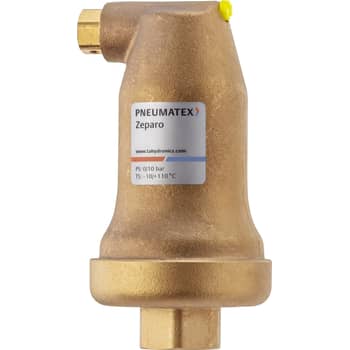 [447200006] Zeparo ZUT til udluftning DN20 3/4" mikrobobler snavs magnetit