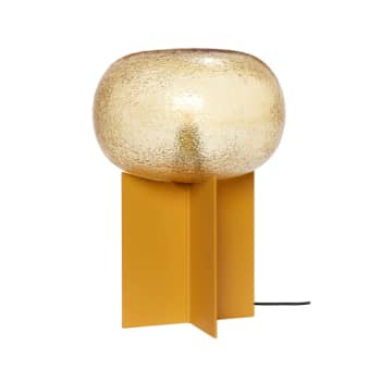 [6644000321] Hübsch podium bordlampe ravfarve