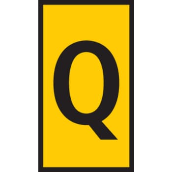 [6227000719] Fortrykt kabelmærke gul WIC2-Q (pose 200 stk)