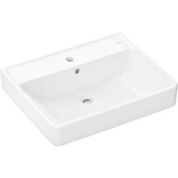 [622515050] HANSGROHE Xanuia Q håndvask 600x480mm hh midt/sleben bund t/væg/