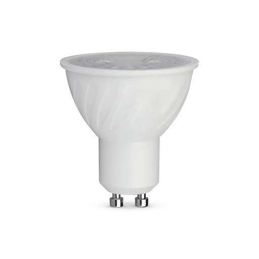 [26984-18622] GU10 6W Plast Spotlys, 4000K, 110d, 445lm, RA80 - Energibesparende spot til hjemmet