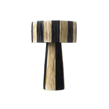 [6644001249] Jore Copenhagens bordlampe Mushroom sort 38x28 cm