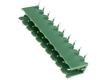 [H58579] Printfatning til indstik skrueterminal - 10P han 5,08mm, 90°