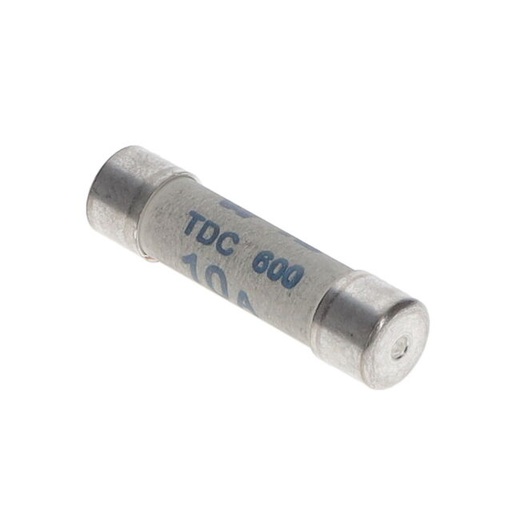 [H51897] Finsikring - 10A, Flink, 600VAC, 8AG (Ø6,3x25,4mm)