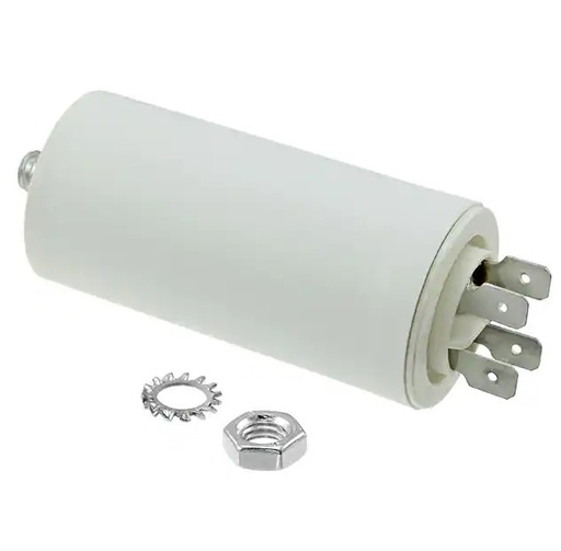 [H62319] MOTOR kondensator  45uF  420V, M8 forskruning, Spadestik