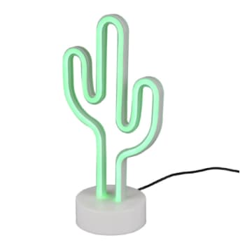 [6644101013] Cactus LED bordlampe hvid