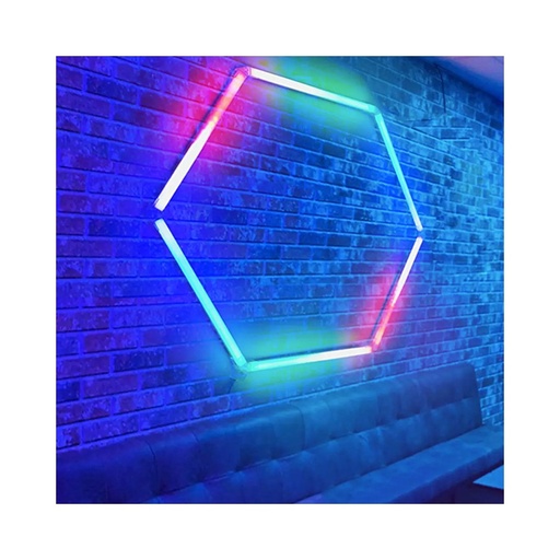 [29756-18953] Hexagon RGBIC 1 felt sæt med Bluetooth controller og strømforsyning - 20W - 230V input
