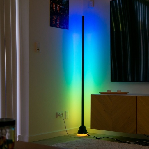 [31713-0] 145cm RGBIC+CCT hjørnelampe med Wifi og app styring - 48W, 230V输入