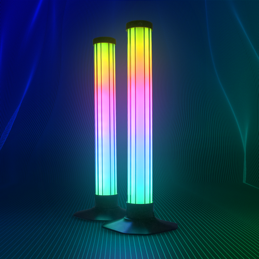 [31720-0] 2 stk. RGBIC Ambient Light Bar - 33cm, Bluetooth, Effekt: 5W, Input: 5V USB