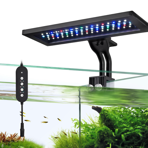 [31874-0] 30 cm LED akvarielampe med RGBW lys, 18W effekt og timer - 230V input