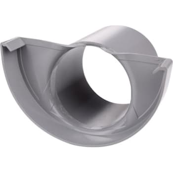[275146142] Plastmo endebund 12" med Ø75mm tud,  grå