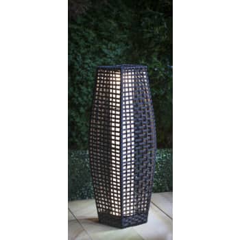 [6648002613] Solar Rattan Floor 69x22 cm, lampe indsats m/varm hvide lys