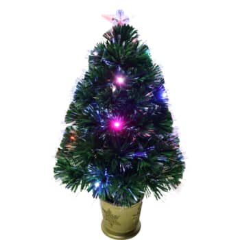 [6648002862] Deco juletræ, Multicolor fiberlys, IP20 transformer 3M ledning