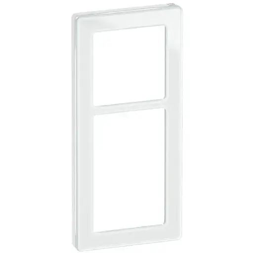 [1017057197] LK Fuga ramme PURE 66 glas 2½m - hvid