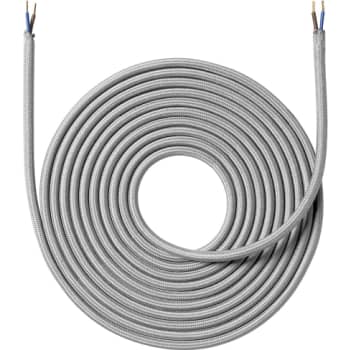 [6232200245] Stofledning 4 meter, Lysegrå