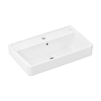 [622516000] HANSGROHE Xanuia Q håndvask 650x390mm hh midt t/væg porcelæn hvi