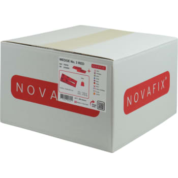 [6239000066] Novafix kile 3 rød, H16mm x B45mm x L93mm, 288 stk i papkasse