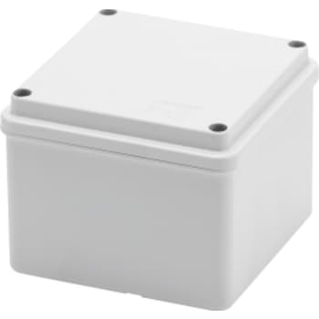 [4212441149] Montagekasse 100x100x80 mm, med gråt låg