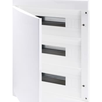 [4216400717] Gruppetavle 3x18 modul hvid med hvid låge, IP40
