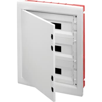 [4216408900] Gruppetavle, planforsænket, hvid låge, 54M (18x3), IP40