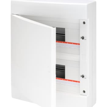 [4216400694] Gruppetavle 2x18 modul hvid med hvid låge, IP40