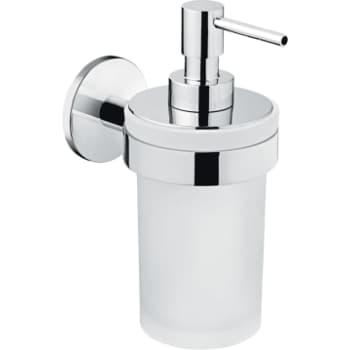 [774433604] LAUFEN CANA vægmonteret sæbedispenser i glas/krom
