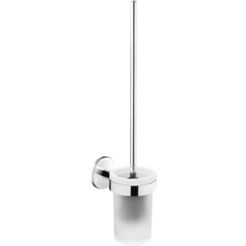[778489304] LAUFEN CANA toiletbørsteholder i glas/krom inkl toiletbørste 