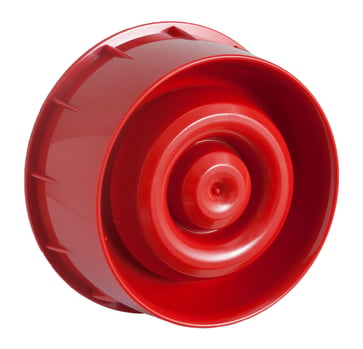 [7885650982] Lydgiver 100dB (WSO-PR-I33) Rød adresserbar m/isolator sokkeltype B501 forsynes fra og anvendes med