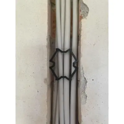 [6239000134] DUO CLIPS rilleclips til installation af el ledninger og rør