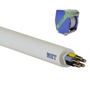 [3033800041] Installationskabel NOIKLX 90° Dca 5G4 Lysegrå QADDY 200, Kampagnepakke 3033800041